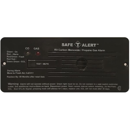 Mti Industries 35742BL Carbon Monoxide & Propane Leak Detector - LP & CO Gas, Black MT326005